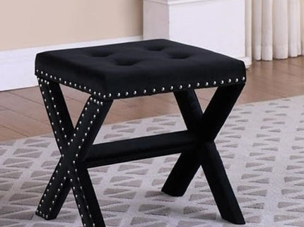 Upholstered Accent Bench With Nailhead Trim