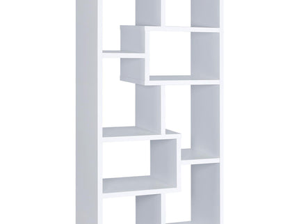 8 Shelf Geometric Bookcase