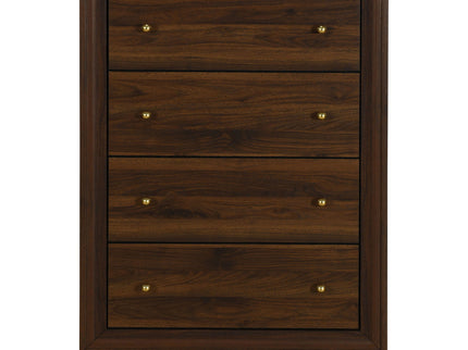 Anza - 4 Drawer Chest Storage Solution - Walnut