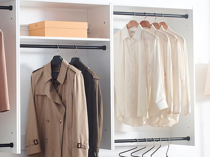 Devi - Wall Mounted Wood Closet System & Modular Design