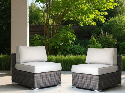 Minnesota - Armless Patio Chairs (Set of 2)