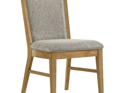 Teleli - 7 Piece Dining Set - Natural / Gray