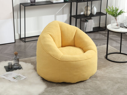 Bedding Bean Bag Sofa Chair High Pressure Foam With Footrest