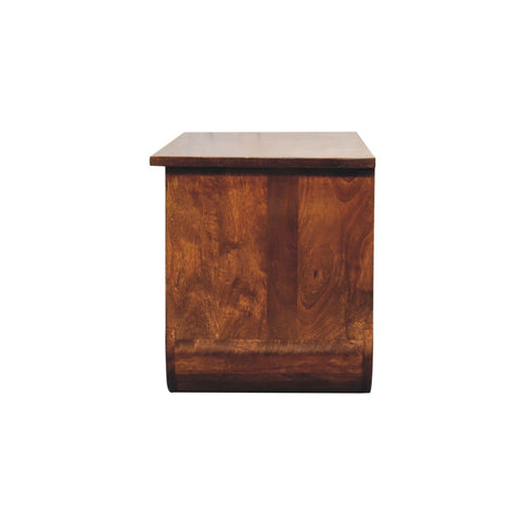 Triple Open Style Coffee Table - Beige / Brown