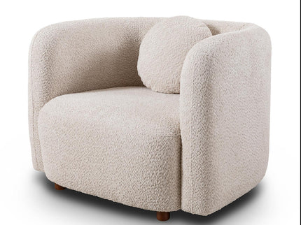 Japandi Style Accent Square Chair