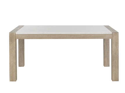 Vanilla - Real Marble Dining Table - Beige / Light Natural