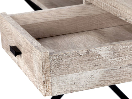 Computer Desk For Home Office, Laptop, Storage Drawers, Glossy Contemporary & Modern