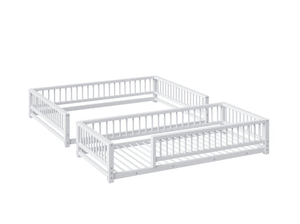 Bunk Bed With Ladder And Safety Guardrails