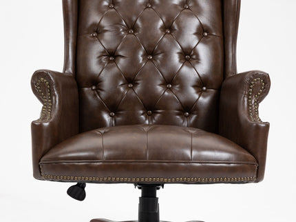 Executive Office Chair, High Back Reclining Comfortable Desk Chair With Smooth Glide Caster Wheels