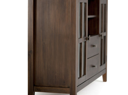 Artisan - Tall TV Media Stand - Natural Aged Brown