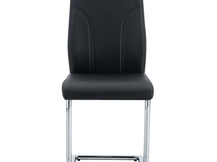 Modern Dining Chairs With High Backrest And Sturdy Legs