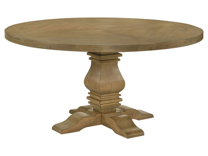 Round Dining Table Set With Upholstered Chairs