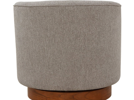 Miramar - Swivel Barrel Chair With Wooden Base