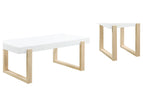 White / 2 Pc. Coffee Table, End Table