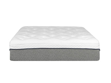 13" Ultra Plush Gel Memory Foam Mattress For Bed With Double Layered Jacquard Cover - Gray / White - King