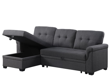 Lucca - Reversible Sleeper Sectional Sofa With Storage Chaise