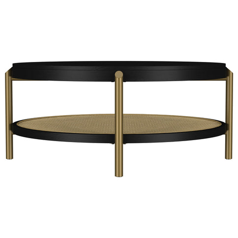 Benson - Round Table With Storage Shelf