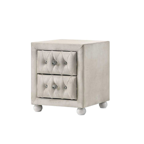 Reggie - Nightstand - Beige
