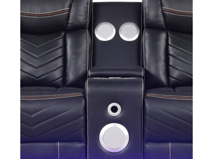Challenger - LED Power Recliner Loveseat