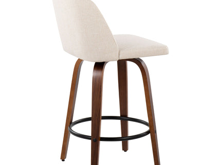 Toriano - Mid Century Modern, Counter Stool (Set of 2)