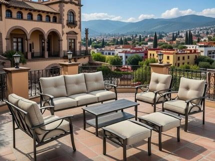 Patio Furniture Set & Coffee Table For Backyard