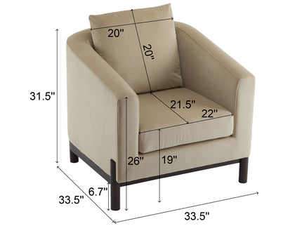 Anurudh - Barrel Club Upholstered Chair