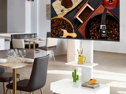 Adjustable Height Mobile TV Cart