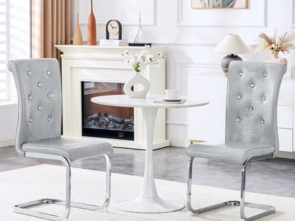 Elegant Design Upholstered Dining Chairs