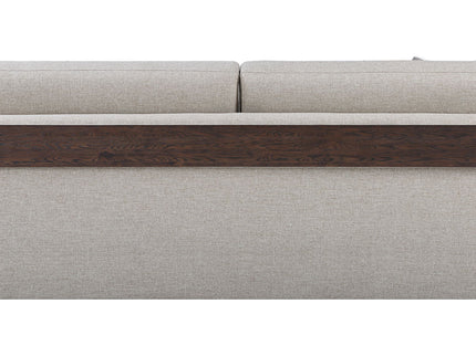 Niamey - Sofa With 4 Toss Pillows - Walnut