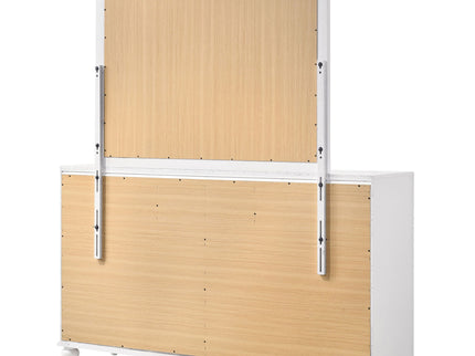 Randall - 7 Drawer Dresser With Mirror - White