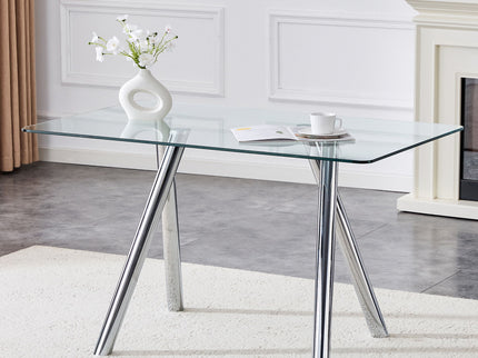 Dining Table With Transparent Surface