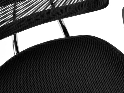 Office Chair, Adjustable Height, Swivel, Ergonomic, Armrests, Mesh, Contemporary / Modern - Black