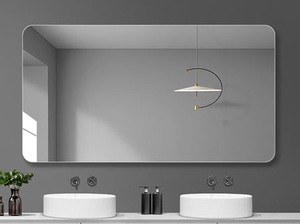 Bathroom Vanity Mirror, Wall Mounted Mirror For Bathroom Anti-Fog Waterproof - Clear