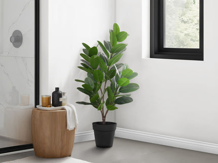 28" Tall, Artificial Plant, Garcinia Tree, Indoor, Faux, Fake, Floor, Greenery, Potted, Real Touch, Decorative - Green / Black