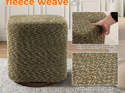 Upholstered 360° Swivel Vanity Stool