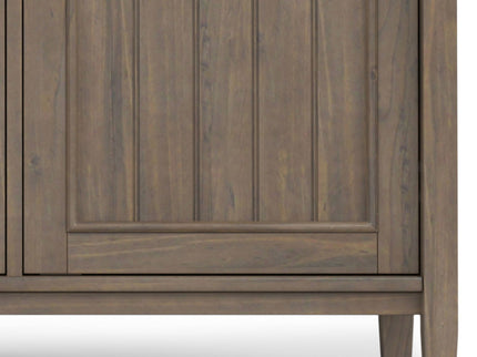 Lev - Wide Storage Cabinet - Smoky Brown