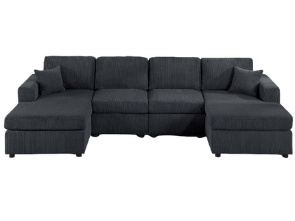 Modern Design Sectional Set With Right And Left Arm Chaise