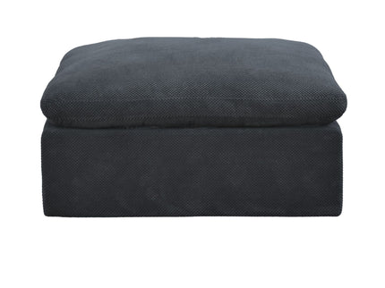 Full Compressed Ottoman - Dark Gray