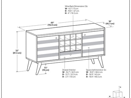 Clarkson - Sideboard With Storage - Brown