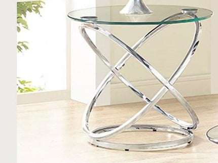 Cocktail Table Set - Chrome