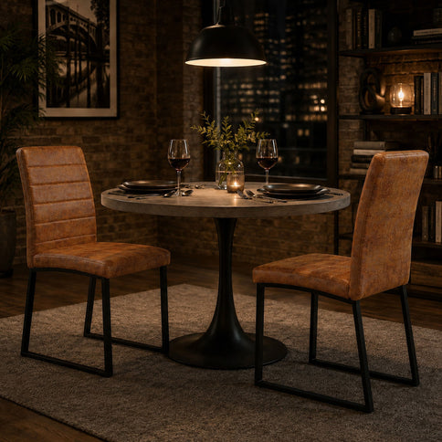Oversized Square Design Dining Chairs For Home