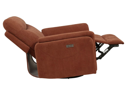 Beacon - Power Swivel Recliner With USB Charging And Adjustable Recline