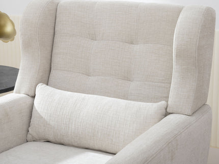 Modern Accent Chair Upholstered Foam Filled Living Room Chairs Comfy Reading Chair Mid-Century Modern Chair With Fabric Lounge Arm Chairs Armchair For Living Room Bedroom
