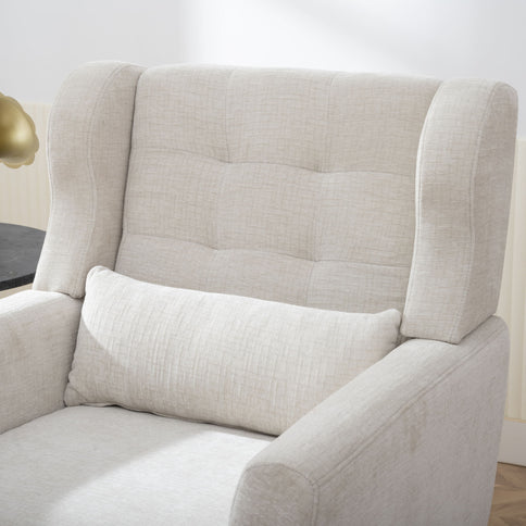 Modern Accent Chair Upholstered Foam Filled Living Room Chairs Comfy Reading Chair Mid-Century Modern Chair With Fabric Lounge Arm Chairs Armchair For Living Room Bedroom