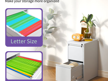Steel Drawer Vertical File Cabinet With Lock For A4 Legal / Letter Size