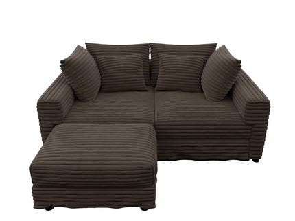 Modern Comfy Upholstered Sofa Cloud Couch & Deep Seat Couches