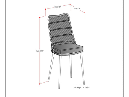 Beachside - Outdoor Dining Chair (Set of 2) - Gray