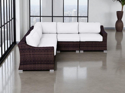 Outdoor Wicker Sofa Seating Group With Cushions