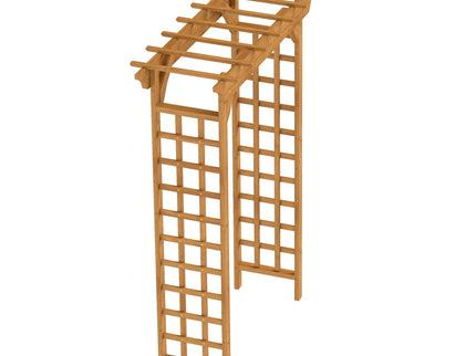 Arbor, Wedding Arch For Ceremony, Trellis For Plant Climbing, Christmas Decor Pergola For Garden Backyard - Yellow
