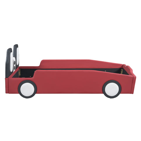 High Quality Race Car Shaped Platform Bed & Wheels